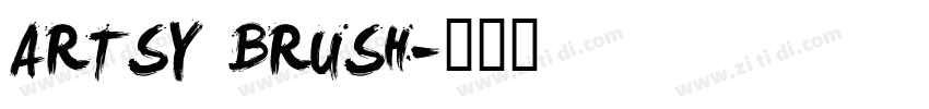 ARTSY BRUSH字体转换